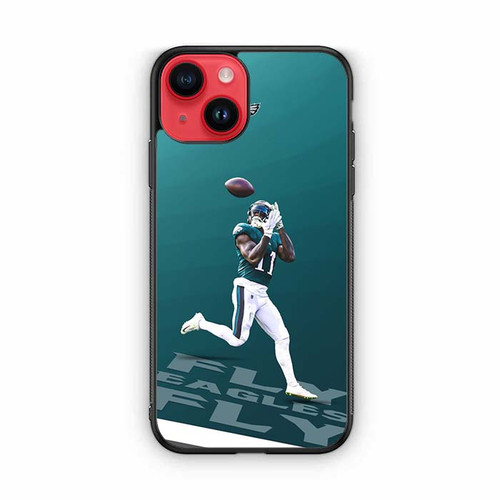 AJ Brown Philadelphia Eagles 01 iPhone 14 Case