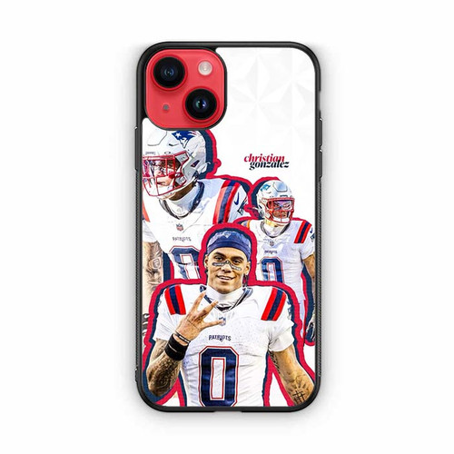 Christian Gonzalez New England Patriots 01 iPhone 14 Case