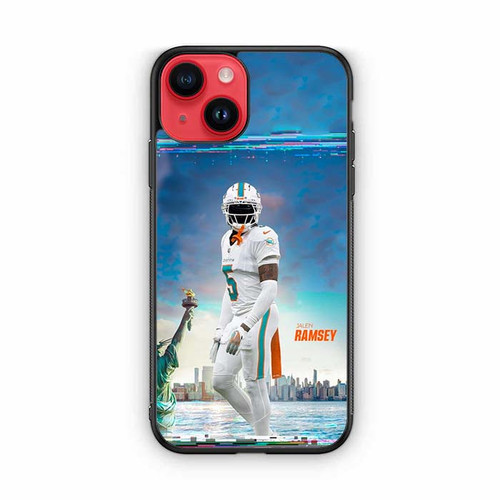 Jalen Ramsey Miami Dolphins 01 iPhone 14 Case