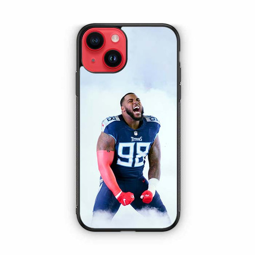 JefMiniry Simmons Tennessee Titans 01 iPhone 14 Case