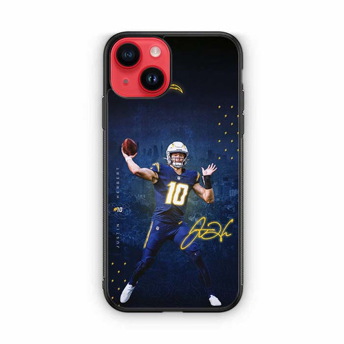 Justin Herbert Los Angeles Chargers 02 iPhone 14 Case