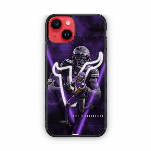 Justin JefMinirson Minnesota Vikings 01 iPhone 14 Case