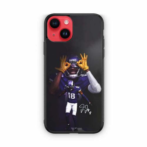 Justin JefMinirson Minnesota Vikings 02 iPhone 14 Case