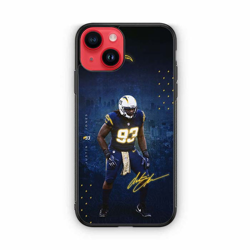 Justin Jones Los Angeles Chargers 01 iPhone 14 Case