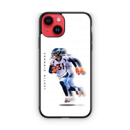 Justin Simmons Denver Broncos 02 iPhone 14 Case