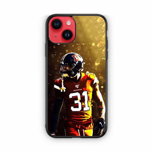 Justin Simmons Denver Broncos 03 iPhone 14 Case