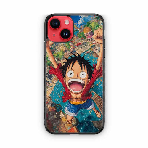 One Piece Luffy Grand Line Euphoria iPhone 14 Case