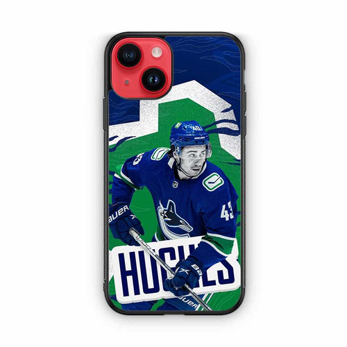 Quinn Hughes Vancouver Canucks iPhone 14 Case