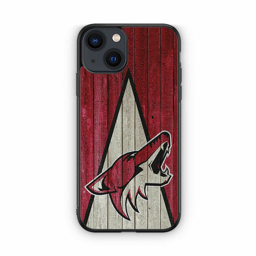 Arizona Coyotes Wood Pattern iPhone 13 Case