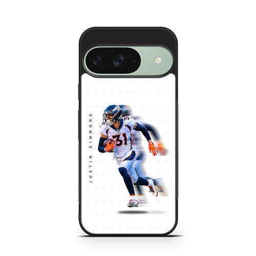 Justin Simmons Denver Broncos 02 Google Pixel 9 Case