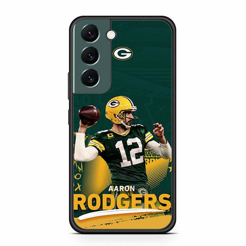 Aaron Rodgers Green Bay Packers 01 Samsung Galaxy S22 Case