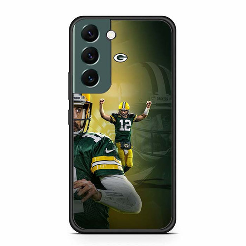Aaron Rodgers Green Bay Packers 02 Samsung Galaxy S22 Case