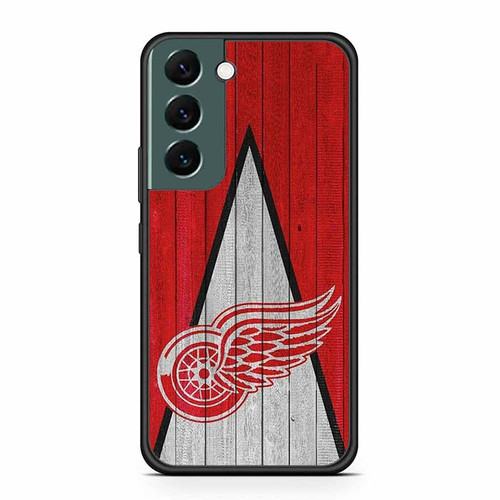 Detroit Red Wings Wooden Pattern Samsung Galaxy S22 Case