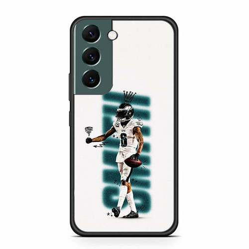 DeVonta Smith Philadelphia Eagles 03 Samsung Galaxy S22 Case