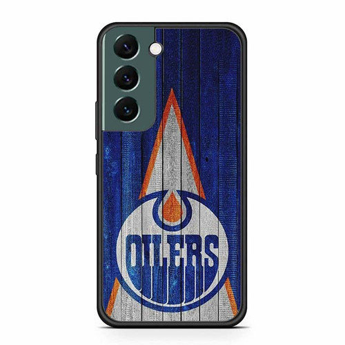 Edmonton Oilers Wooden Pattern Samsung Galaxy S22 Case