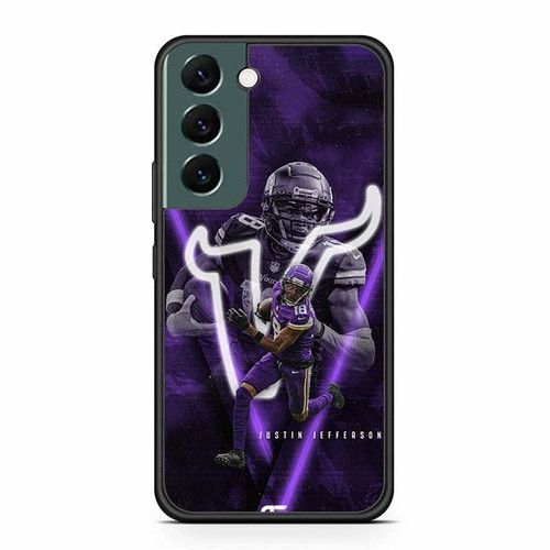Justin Jefferson Minnesota Vikings 01 Samsung Galaxy S22 Case