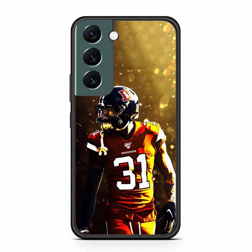 Justin Simmons Denver Broncos 03 Samsung Galaxy S22 Case