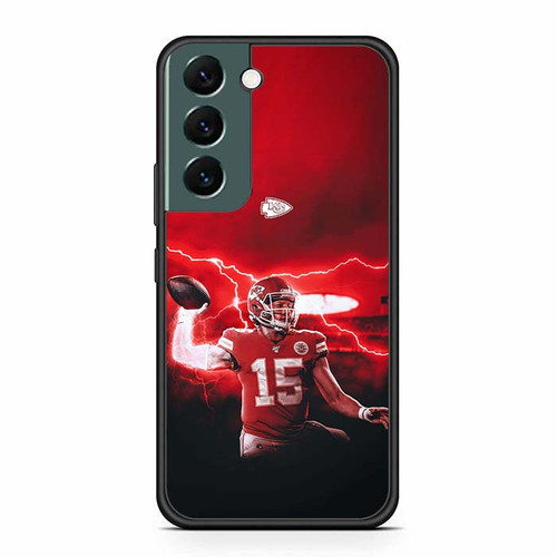 Patrick Mahomes Kansas City Chiefs 02 Samsung Galaxy S22 Case