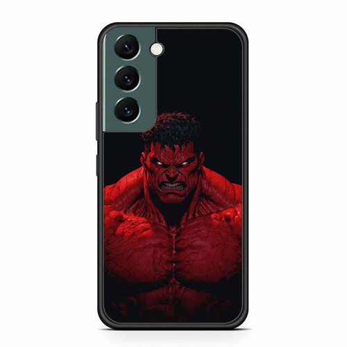 Red Hulk Rage in Red Samsung Galaxy S22 Case
