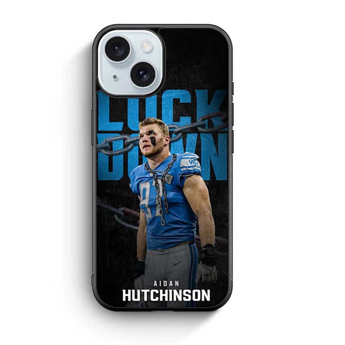 Aidan Hutchinson Detroit Lions iPhone 15 Case