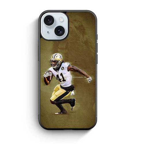 Alvin Kamara New Orleans Saints 04 iPhone 15 Case