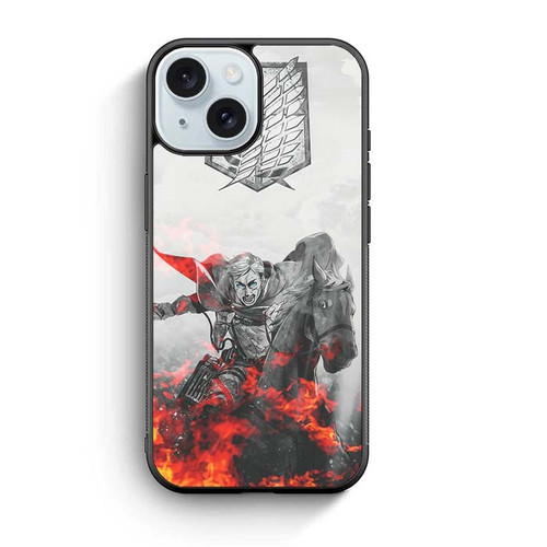 Attack on Titan Erwin Smith iPhone 15 Case