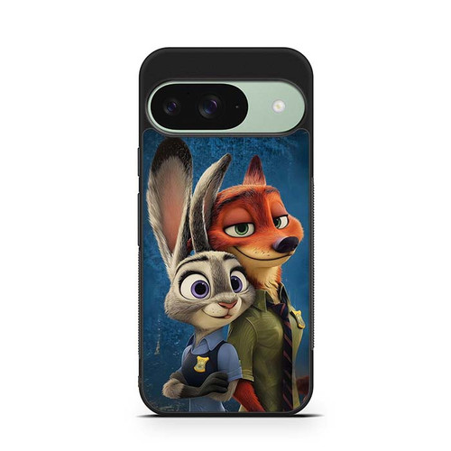 Zootopias Hopps and Nick Brave Hearts Google Pixel 9 Case