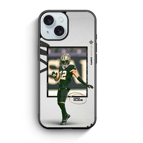 Chris Olave New Orleans Saints 02 iPhone 15 Case