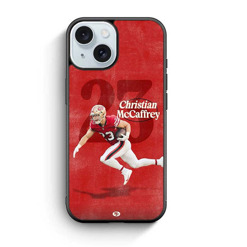 Christian McCaffrey San Francisco 49ers 04 iPhone 15 Case