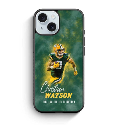 Christian Watson Green Bay Packers 02 iPhone 15 Case
