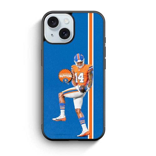 Courtland Sutton Denver Broncos 05 iPhone 15 Case