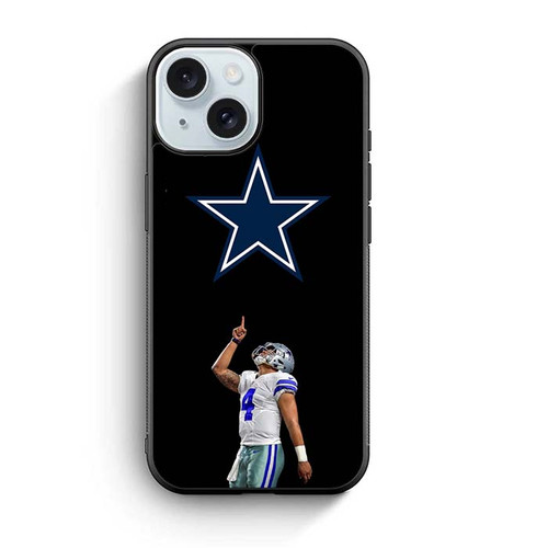 Dak Prescott Dallas Cowboys 01 iPhone 15 Case