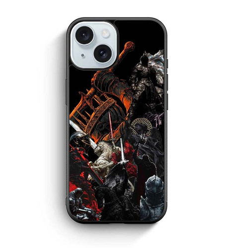 Dark Souls Elden Ring and Bloodborne iPhone 15 Case