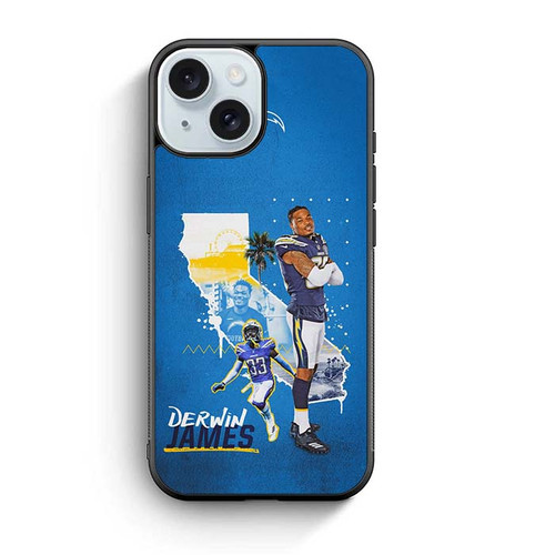 Derwin James Angeles Chargers 03 iPhone 15 Case