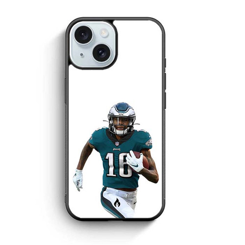 DeVonta Smith Philadelphia Eagles 01 iPhone 15 Case