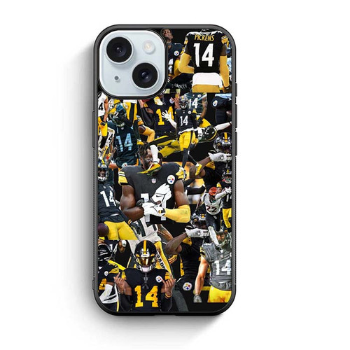 George Pickens Pittsburgh Steelers 04 iPhone 15 Case