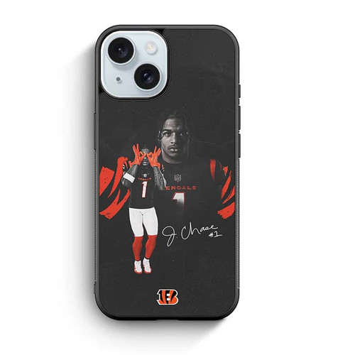 Jamarr Chase Cincinnati Bengals 02 iPhone 15 Case