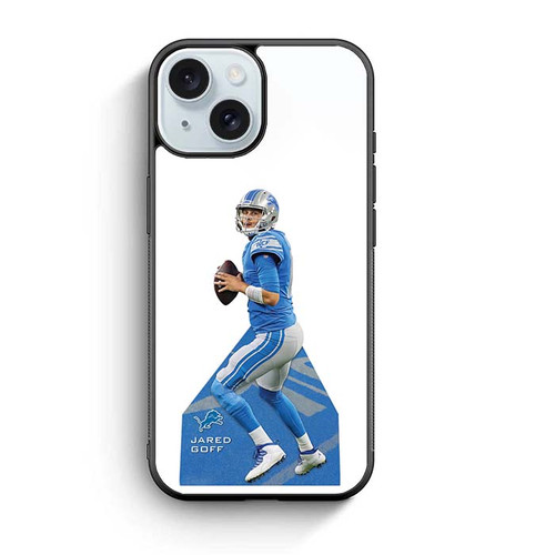 Jared Goff Detroit Lions 02 iPhone 15 Case