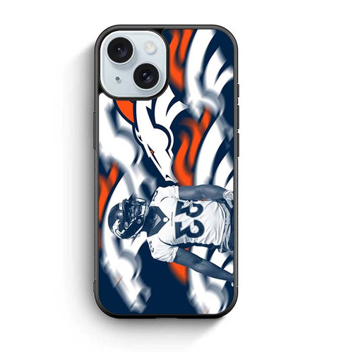 Javonte Williams Denver Broncos 02 iPhone 15 Case