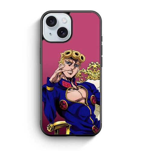 JoJos Bizarre Adventure Giorno Giovanna 01 iPhone 15 Case