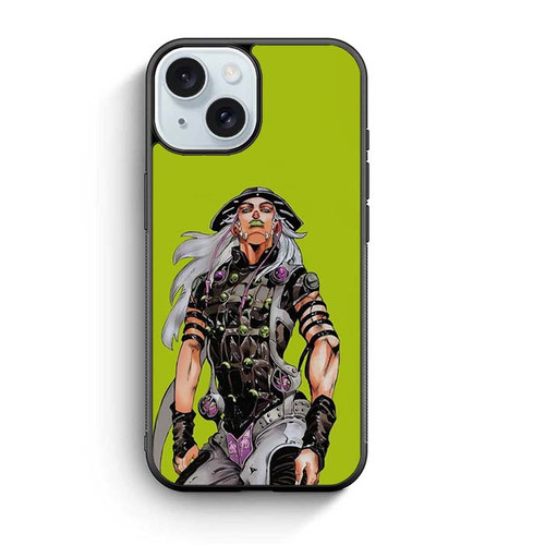 JoJos Bizarre Adventure Gyro Zeppelin 02 iPhone 15 Case
