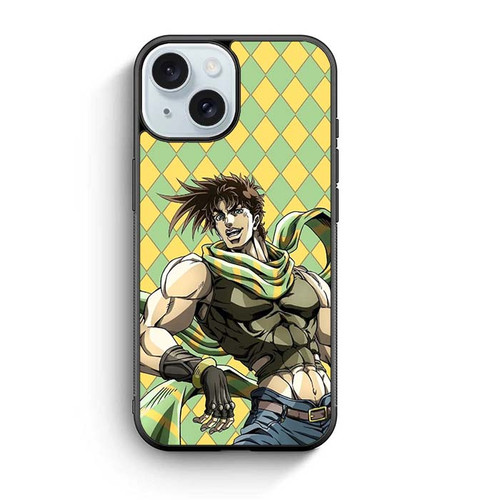 JoJos Bizarre Adventure Part 2 Battle Tendency Joseph Joestar iPhone 15 Case