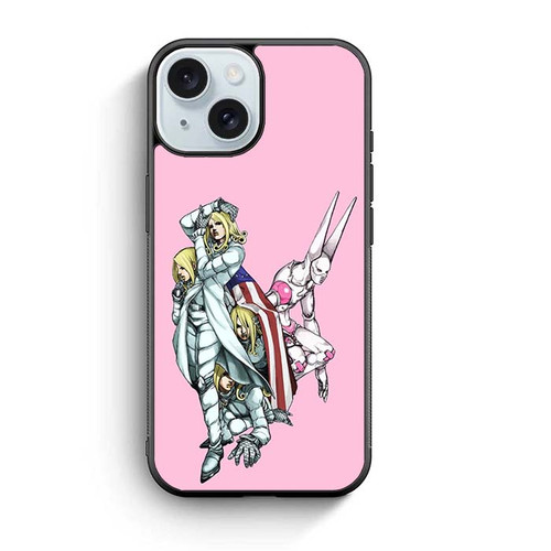 JoJos Bizarre Adventure Part 7 Steel Ball Run D4C iPhone 15 Case