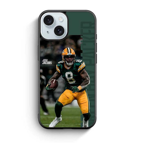 Josh Jacobs Green Bay Packers 02 iPhone 15 Case
