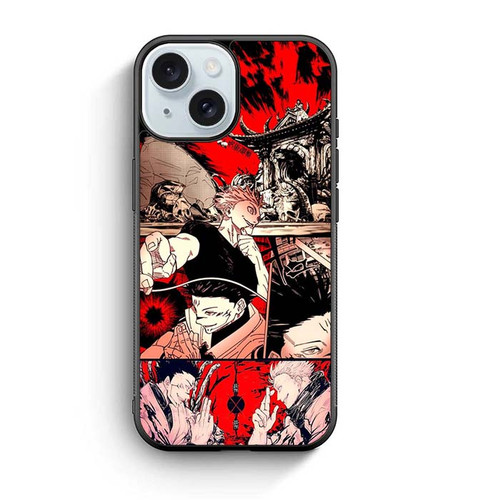 Jujutsu Kaisen Gojo Vs Sukuna in Domain iPhone 15 Case