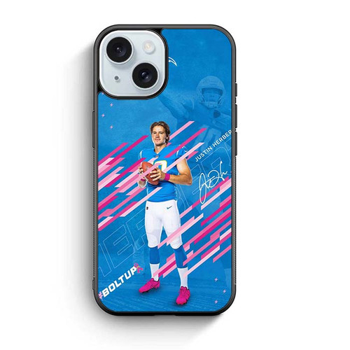 Justin Herbert Los Angeles Chargers 05 iPhone 15 Case