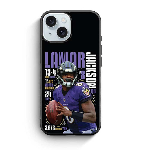 Lamar Jackson Baltimore Ravens 03 iPhone 15 Case