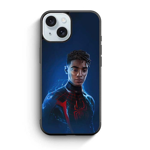 Marvel Spiderman 2 Miles Morales The Voltage iPhone 15 Case