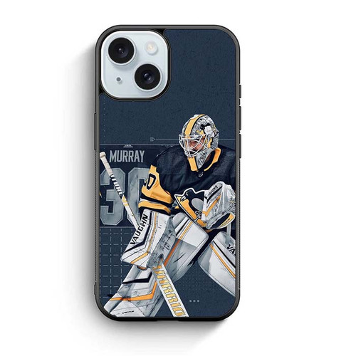 Matt Murray Pittsburgh Penguins iPhone 15 Case