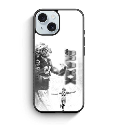 Maxx Crosby Las Vegas Raiders 04 iPhone 15 Case
